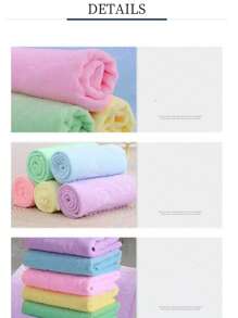 3pcs/Set Cute Bear & Heart-Shaped Dishcloth, For Daily Kitchen Use
