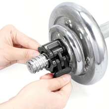 1 对快速释放哑铃夹 - 杠铃环，2.5 厘米弹簧，PVC 材质，非常适合情人节、圣诞节、新年、父亲节礼物 - 彩色 - 查看 9