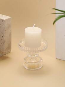 1Pc/1Set Glass Candle Holders, Hexagonal Candle Holders, Natural Crystal Design Candlestick Holders, Suitable For Home Tabletop Decoration, Candle Centerpieces, Wedding Decorations, Romantic Valentine's Day Dinner Candle Bases, Birthday Parties, Festivals,Outdoor Courtyard Decoration, Office Desktop Decoration, Aromatherapy Candle Cups, Candlelight Dinner, Room Atmosphere, Suitable For Weddings