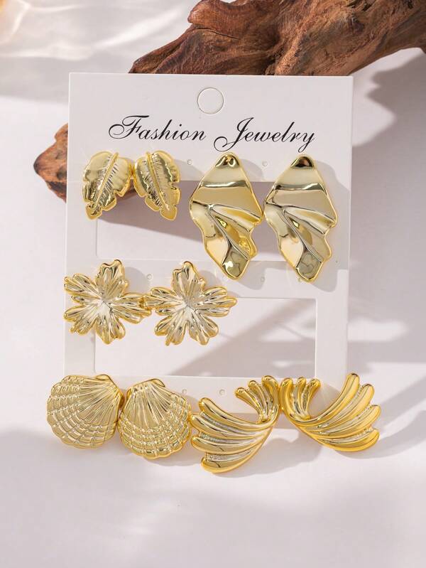 Exaggerated Sexy Women's Large Gold-Color Resin Hoop Earrings, Elegant & Versatile, Suitable For Party, Date, Vacation Wear