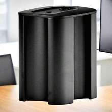 Atdec 135mm Black Short Post Mount - Modular Mounting Solutions With Dynamic Arms For Displays, Perfect For Multi-Arm Display Systems And Atdec Accessories