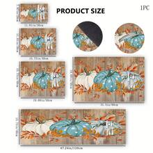1pc Autumn Series Pumpkin & Leaf Printed Coffee Bar Mat, Drainage Mat, Silica Gel Coffee Machine Drainage Mat, Soft Rubber Drainage Mat, Super Absorbent & Durable Dish Drying Mat, For Countertop, Restaurant, Kitchen, Patio Table Decor, Household Supplies - Printed - View 14