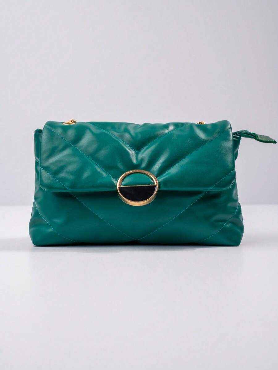 Padded Flap Crossbody Bag