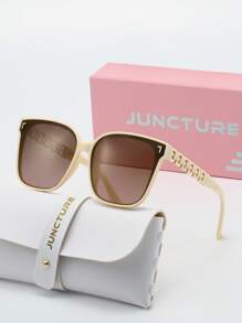 JUNCTURE نظارات مستقطبة للنساء ذات إطار كبير مربع الشكل، نظارات شمسية للنساء للاستخدام في الخارج، للحفلات الصيفية والقيادة والصيد، نظارات صيفية للنساء ذات شكل مربع