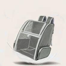 Yogle Mochila para gatos, mochila transportadora para perros y gatos, cachorros, mochila transportadora para gatos, con malla totalmente ventilada, aprobada por aerolíneas, diseñada para viajes, senderismo, caminatas y uso al aire libre - Albaricoque - Ver 7