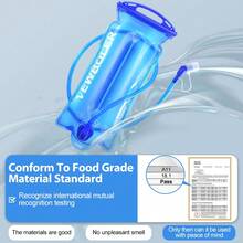 水袋补水背包 2L 大容量水袋水袋适用于骑行、徒步、跑步和旅行