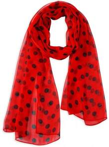 E-Clover Herebuy - Unique Women's Floral Scarves: Chiffon Flowers & Birds Printed Scarf