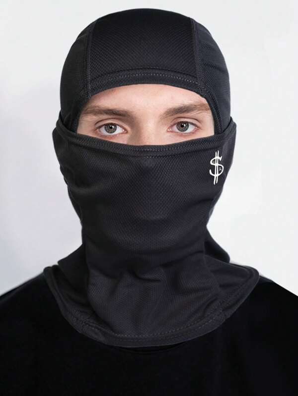 Passamontagna stile balaclava con stampa di dollari americani, maschera tubolare traspirante e anti-polvere per attività all'aperto e ciclismo