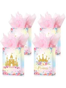 Princess Prince Party Favor Bags With Princess And Prince Candy Gift Bags For Birthday, Baby Shower Party Favors - Back To School Season - Baby Shower