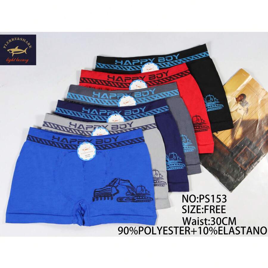 Pack de 12 calzoncillos tipo bóxer para niño – cómodos, transpirables y con estilo(Talla única) - Multicolor - Ver 1