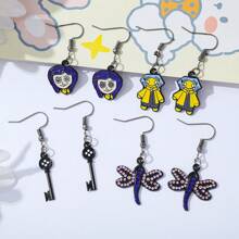 Disney Pendientes con colgante de aleación metálica del Halcón Milenario de de Disney, decoraciones de fiesta, regalo de fan