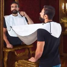 剃须围裙，男士剃须围裙，透明吸盘剃须围裙，胡须围裙