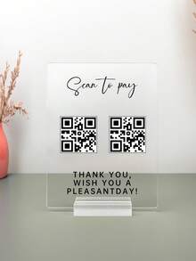 Biển hiệu trang trí thương mại bằng acrylic tùy chỉnh - Biển hiệu mã QR cá nhân hóa, Trang trí cửa hàng, Biển hiệu truyền thông xã hội thương mại, Biển hiệu thương mại, Biển hiệu mã QR tùy chỉnh, Biển hiệu mã QR cá nhân hóa cho doanh nghiệp nhỏ, Biển hiệu quét & thanh toán, Biển hiệu truyền thông xã hội thương mại, Đồ dùng học tập, Mùa tựu trường, Tự làm - Nhiều màu - Xem 16