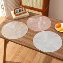 1/4/6 件花卉图案餐垫、婚礼和派对餐桌装饰、情人节餐垫