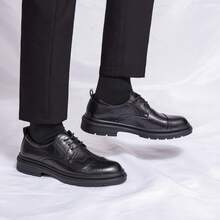 Dress Shoes - 棕色+增高墊 - 查看 6