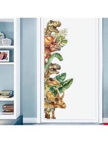 Cartoon Animal And Dinosaur Wall Stickers - Kids Room Decor Removable Wall Decals For Nursery, Kids Bedroom Home Decoraiton - Multicolor - View 8