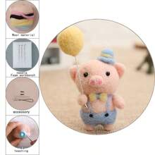 DIY Cute Pig Wool Felt Craft Kit
