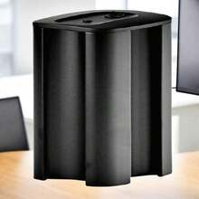 Atdec 135mm Black Short Post Mount - Modular Mounting Solutions With Dynamic Arms For Displays, Perfect For Multi-Arm Display Systems And Atdec Accessories