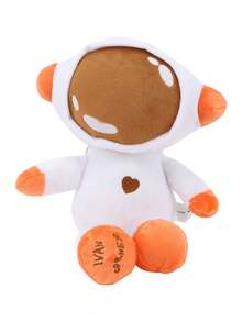 Juguete de peluche de 21cm/8.26in de un astronauta lindo de Ivan Cornejo. Muñeco de peluche decorativo, regalo creativo para niños, fiestas de cumpleaños, decoración de dormitorio de niñas, coleccionable de juego - Blanco - Ver 4