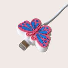 INS Style Lobster Silicone Data Cable Protector Cartoon Cover For Apple Phone Data Cable