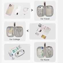 Minimalist Women's Laptop Backpack With Large Capacity, Colorblock Design, Suitable For Travel And Commute - Multicolor - View 5