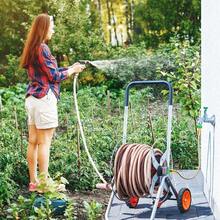 2FT Short Garden Hose With Female To Female Connector Metal Leader Hose For Hose Reel Connection 304 Stainless Steel Durable Water Hose 2ft - Silvery - View 6