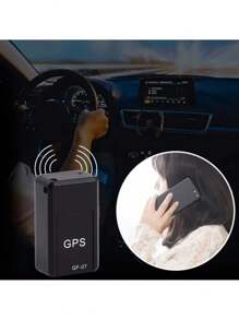 迷你 GF-07 GPS 追踪器 汽车自行车单车宠物儿童实时追踪定位器强磁防丢定位器 - 黑色 - 查看 5