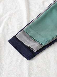 3 件套儿童长袖 Polo 衫，休闲百搭轻便长袖上衣，适合男孩和女孩，适合 4-12 岁，春秋季 - 彩色 - 查看 5