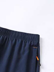 Men's Outdoor Casual Sports Shorts Solid Color Geometric Printed Running Pants Outdoor And Gym Clothes