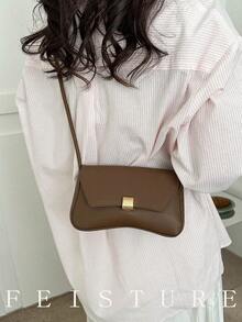 全新时尚休闲女士金属零钱包，纯色 PU 皮革