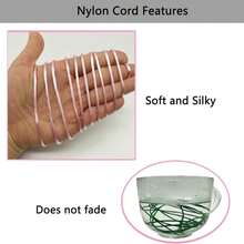 Dortrue Pink Nylon Cord Satin String 2mm X 109 Yards Rattail Satin Silk Trim Cord For Bracelets, Necklaces, Jewelry Making, Chinese Knotting,Macramé Arts And Crafts - Pink - View 3