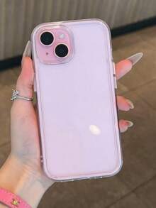 大孔简约二合一腮红粉色防摔加厚手机保护壳，适用于 16/11/16pro/16plus/16promax/16e/15Promax/13/14/12/XS/XR/15PROMAX、 16 XR /7/8 / 16PROMAX/ 15Promax/12PROMAX/13PROMAX/14PROMAX 13 11 12p14 P11软壳 P12 防摔 XS.XR 手机壳 防水防震防刮 - 粉色 - 查看 2