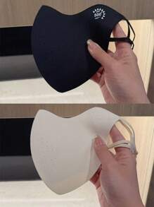 1pc The Brand-New Ice Silk Mask For Summer, A Thin And Three-Dimensional Sun Protection Face Mask With Ultraviolet Breathability And Sun Protection, Is Cute For Women
