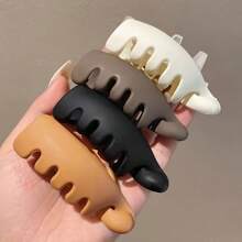 1pc Casual Versatile Minimalist Black Hair Claw