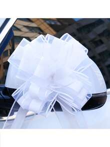 10 piezas de lazos decorativos para coche de boda, lazos de regalo para envolver, lazos de cinta rosa/blanca/roja para puerta de coche de boda, decoración de boda, cintas para decorar escaleras, manijas, regalos de boda, adecuados para decorar mesas y sillas de boda, decoración de regalos, cajas o decoración floral, decoración de aniversario - Multicolor - Ver 11