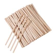 300 Peças Palitos de Madeira Descartáveis para Depilação, Espátula para Cera de Depilação para Rosto e Sobrancelhas, Ferramenta de Beleza, Palitos de Madeira Craft, Palitos de Picolé