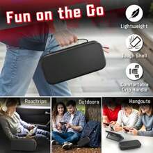Estuche de transporte Fosmon Switch 2 Funda protectora de carcasa dura con interior resistente a los arañazos, 10 ranuras para tarjetas de juego y bolsillos para almacenar accesorios de la consola 2 y Joy-Con - como en la foto - Ver 7