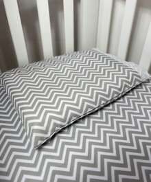 Laura Baby 2-Piece Sheet Set For American Standard Crib Or Mini Crib 100% Cotton - 雪佛龍 - 查看 5