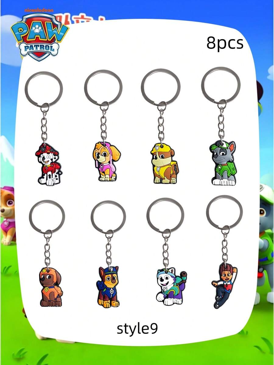 Paw Patrol 1/8 PCS Of Paw Patrol Plush Bag Pendant Key Chain Creative Schoolbag Pendant, The Best Holiday Gift For Good Friends, Party Atmosphere Decoration, Perfect Party Decoration, Home Decoration Ornament, Perfect Room Decoration, Christmas Gift Valentine's Day, Ideal Friend Gifts For Birthday Celebrations, Souvenirs, Women's Souvenir, Cute Aesthetic, Valentine Day Gifts, Decorations, Home Decor, Valentines Gifts