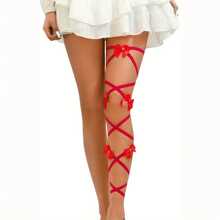 2 Peças Envoltórios de Perna em Formato de Arco para Mulheres, Acessórios para Festival Rave, Fantasia Sexy para Show de Música, Traje de Clube