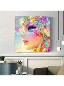5D DIY Full Drill Diamond Painting Round - Diamond Art Painting Kit, Colorful Butterfly Wings Mosaic, Canvas - DIY Decorative Painting, Home Wall Decor, Ideal Gift For Valentine's Day, Ramadan, Birthday & Anniversary