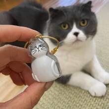 1pc/6pcs Cat Hair Keepsake Memorial Capsule - Transparent Gacha Ball Keychain Pendant For Preserving Beloved Kitty Fur - Pet Loss Remembrance Gift For Cat Lovers