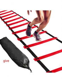 12 Degraus Escada de Agilidade, Escada de Velocidade, Escada de Treinamento para Futebol, Velocidade, Futebol, Treinamento de Fitness para os Pés, com Bolsa de Transporte, Equipamento de Treinamento de Agilidade