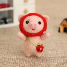 DIY Cute Pig Wool Felt Craft Kit