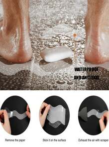 30 Piece Set Of Transparent Anti Slip Bathtub And Shower Floor Stickers - Bathtub Floor Anti Slip Tape - Easy To Stick And Remove - Prevent Slipping And Falling, Bathroom Decoration, Bathroom Accessories