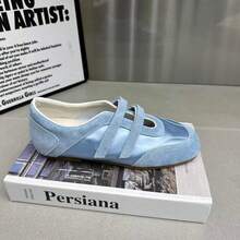 Women Loafers Shoes - 藍色 - 查看 4