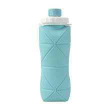 600ML Silicone Cup Silicone Folding Water Cup Mini Outdoor Sports Water Bottle Portable Creative Compression Soft Cup Travel Cup