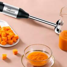 SOKANY 4-In-1 Electric Mixer, 1000W High Power, 5 Speed Settings, Detachable Base. Includes Main Unit, Mixing Paddle, Whisk, Meat Grinder Bowl And Grinding Cup. Suitable For Whipping, Mixing Meat, Making Baby Food And Juicing. Great For Home And Hotel Use, Also Suitable For Fruit And Food Supplements. - View 5