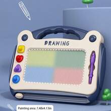 Creative Art Kit For Little Artists A Magical Gift That Sparks Imagination! Includes 4 Stamps, 1 Paintbrush & 4 Easel Stands. Ideal For Birthdays, Easter Or Children's Day! - 藍色 - 查看 4
