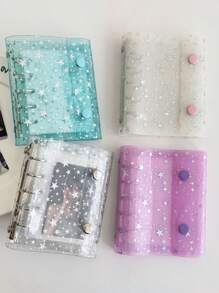 M5卡片相册 透明全息明星卡片相册 适合爱豆照片卡收藏 3寸卡片DIY相册 开学必备文具 (产品相册，略显粗糙，谨慎购买) - 彩色 - 查看 2